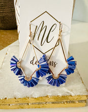 Kite Shaped Beaded Earrings