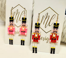 Dancing Acrylic Nutcracker Earrings