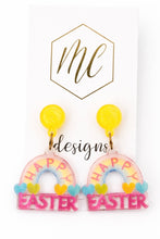 Small Happy Easter Earrings