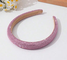 Rounded Flat Jewel Rhinestone Headbands