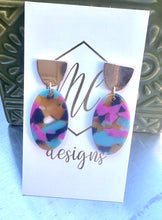 New Acrylic Oval Earrings