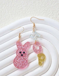 Bunny Hop Easter Earrings