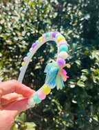 Butterfly Pom Pom Headband