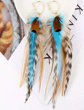 Feather Western Earrings