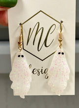 Ghost Halloween Acrylic Earrings