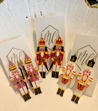 Acrylic Embellished Nutcracker Earrings