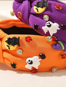 Statement Knot Resin Halloween Headband