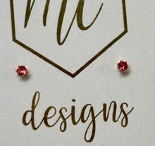 Assorted Tiny Studs Third and Second Hole Earrings