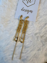 Chain Link Huggie Hoop Earrings