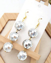 Triple Disco Ball Earrings