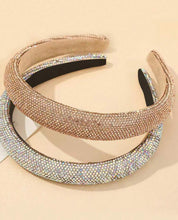 Rounded Flat Jewel Rhinestone Headbands