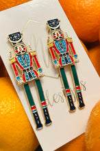 New Enamel Nutcracker Christmas Post Earrings