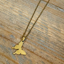Simple butterfly necklace