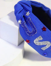 USA America Jeweled Sequin Headbands