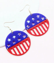 USA America Patriotic Earrings