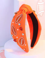 Football Jeweled Headbands