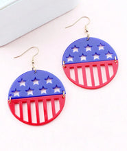 USA America Patriotic Earrings