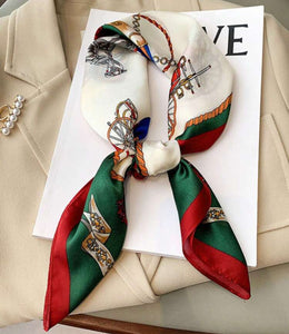 Luxury Square Silk Scarfs