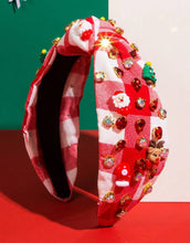 Plaid Decor Christmas Headbands LP