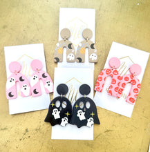Silk Screen Halloween Earrings