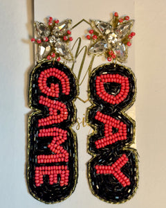 Game Day Beaded Earring