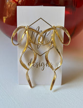 Thick Chain Bow Earrings