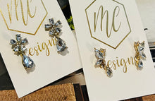 Butterfly and Flower Jewel Earrings