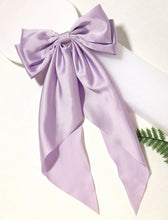 Fairytale Sateen Hair Bow Barrette