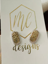 Oval Filigree Studs