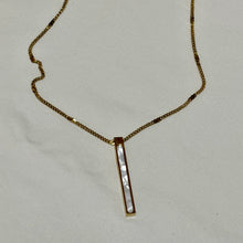 Gold Drop Bar Necklaces