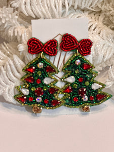 Beaded Christmas Trees