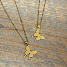 Simple butterfly necklace