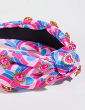 Funky New Heart Jeweled Headband