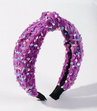 Iridescent Sequin Knot Kid’s Headbands