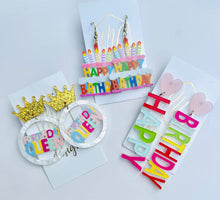 Happy Birthday Earrings