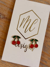 Cherry Studs & Necklace