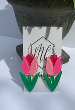 Acyrlic Tulip Earrings