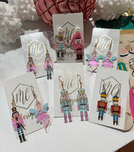 Christmas Nutcracker Mice and Ballerina Earrings