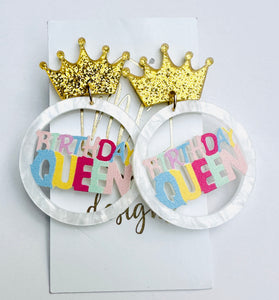 Happy Birthday Earrings