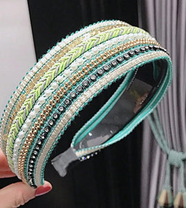 Orinate Woven Jeweled Headband