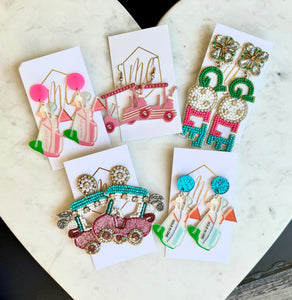 New Golf Earrings