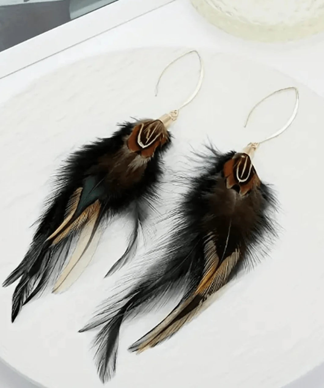 Feather Western Earrings