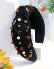 Black and Red Football Headbands
