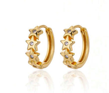 Element Rhinestone Huggies