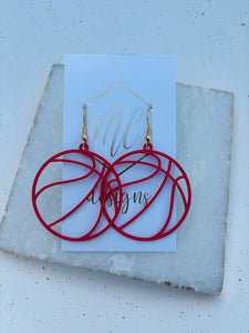 Basketball Earrings