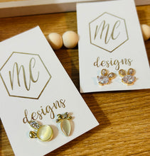 Rhinestone Bunny Studs