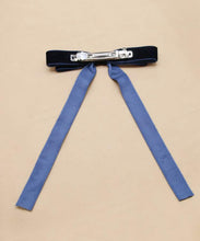 Velvet Single Bow - Barrette