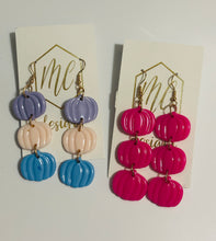 Triple Tiered Pumpkin Earring