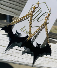 Acrylic Bat Earrings Halloween