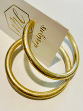 New Rustic Matte Hoop Earrings